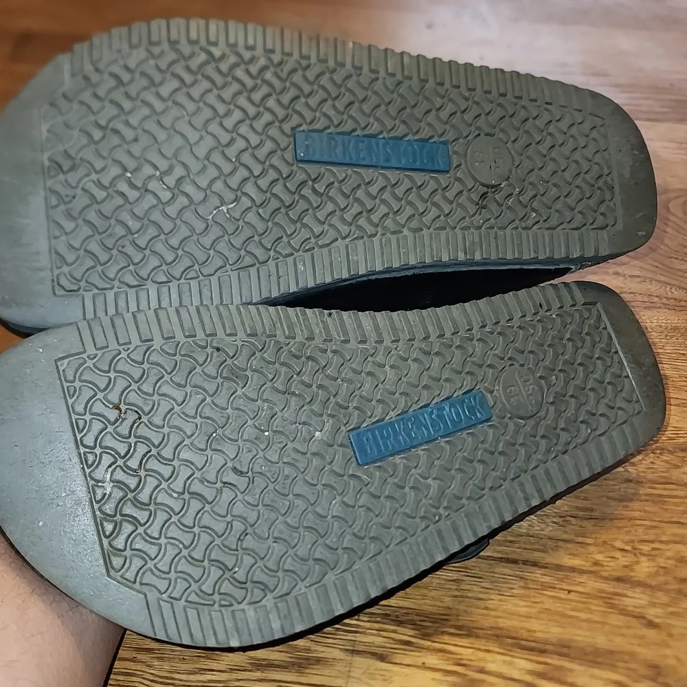 Birkenstock Black Slip-On Shoes - Picture 4 of 5